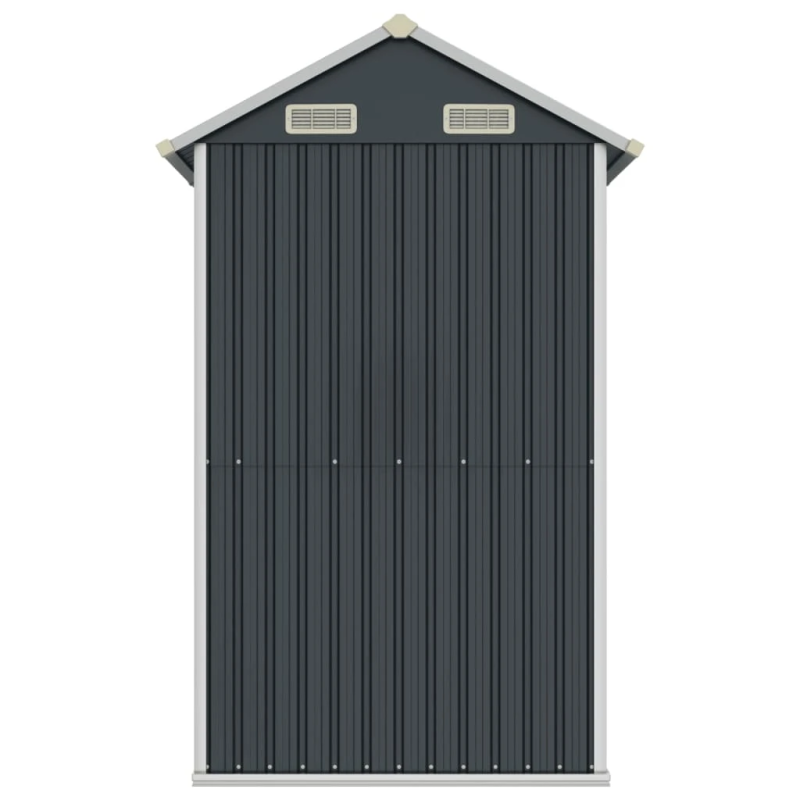 vidaXL dārza šķūnis, antracīta krāsā, 192x152,5x237 cm, cinkots tērauds