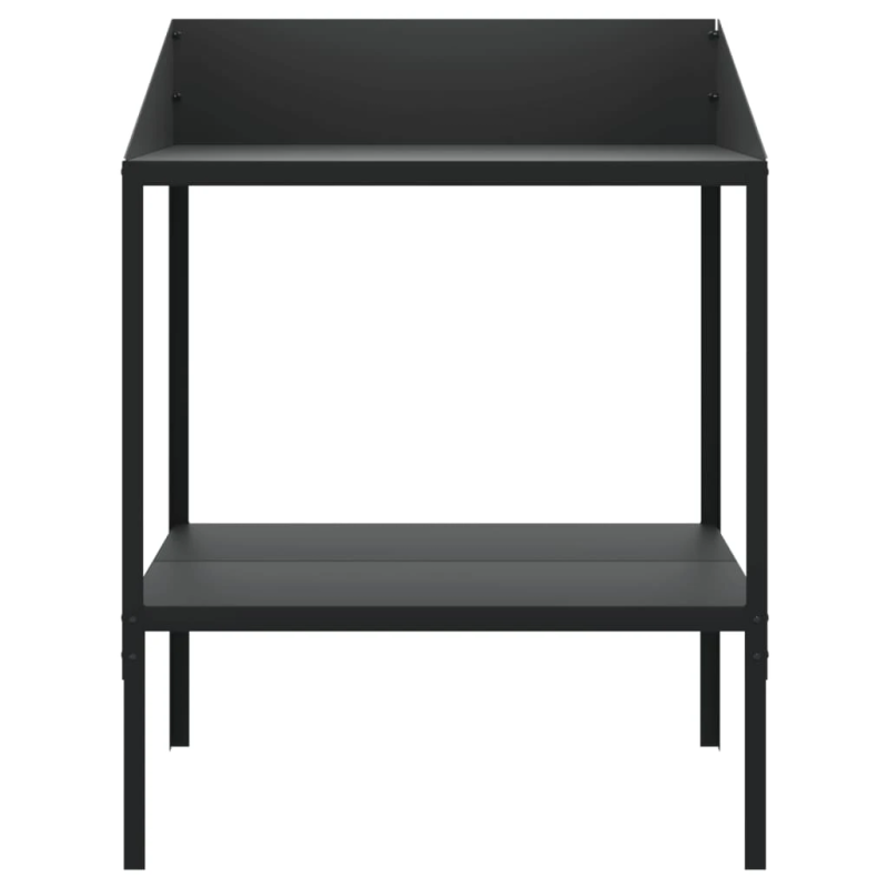 vidaXL augu statīvs, antracītpelēks, 75,5x54,5x100 cm, cinkots tērauds