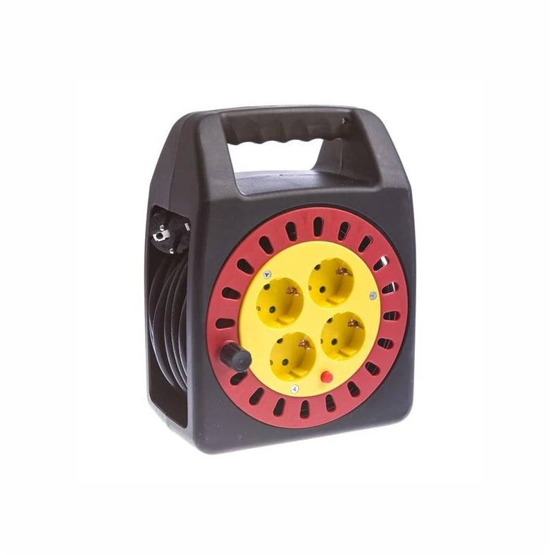 Pagarinātājs ar spoli OKKO, 4 vietas, 15 m