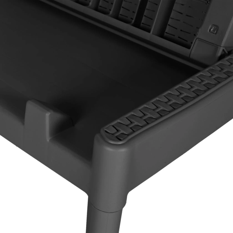 vidaXL sauļošanās zvilnis, 186x60x29 cm, antracītpelēks, PP