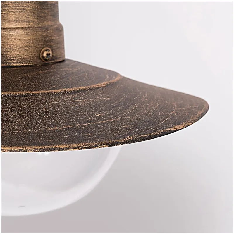 Āra sienas lampa Domoletti DH02.213, 60W, E27, IP44, nerūsējoša tērauda krās., 24 cm x 27 cm