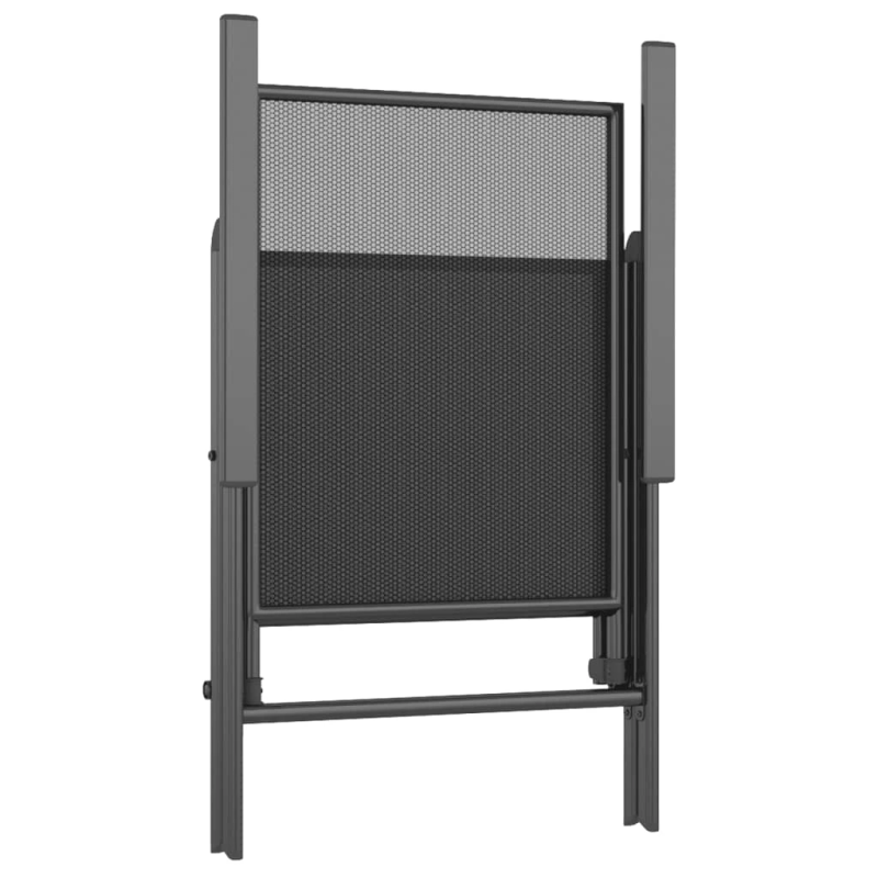 vidaXL 5-daļīgs dārza mēbeļu komplekts, antracītpelēks tērauds