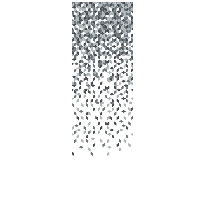 Dušas aizkars Domoletti GS-001, daudzkrāsaina, 180 cm x 180 cm