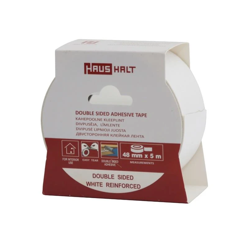 Līmlente haushalt divpusējā 48 mmx5 m