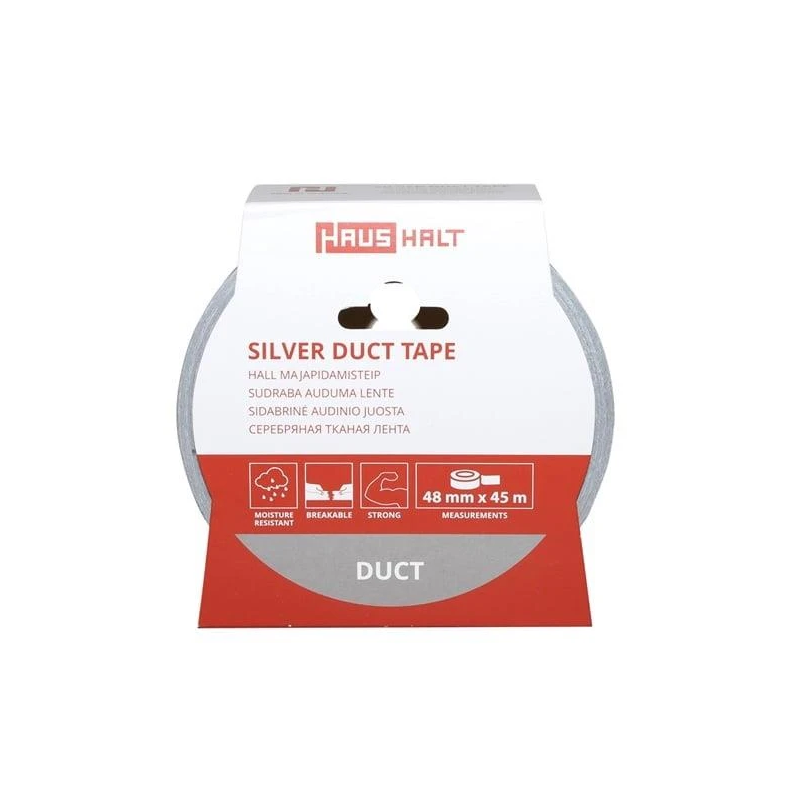 Līmlente haushalt 48 mm 45m sudraba
