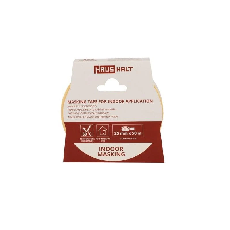 Universālā krāsošanas lente Haushalt. 25 mm x 50 m