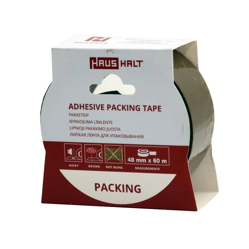 Līmlente iepak. haushalt 48 mm 60m brūna