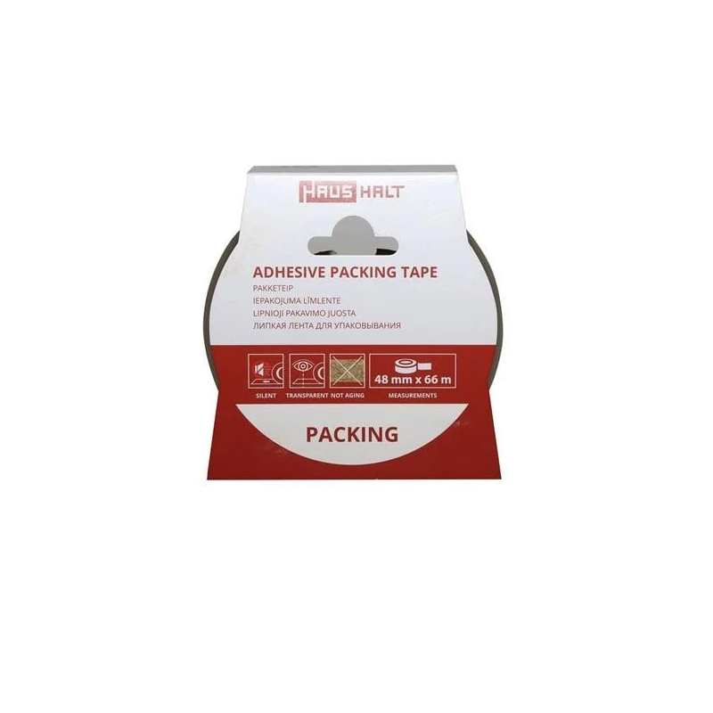 Līmlente iepak.haushalt 48mm66m caursp.