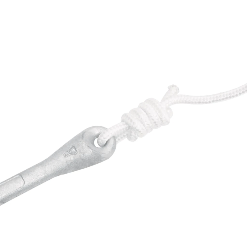 vidaXL saliekamais enkurs ar virvi, 6 kg, karsti cinkots čuguns