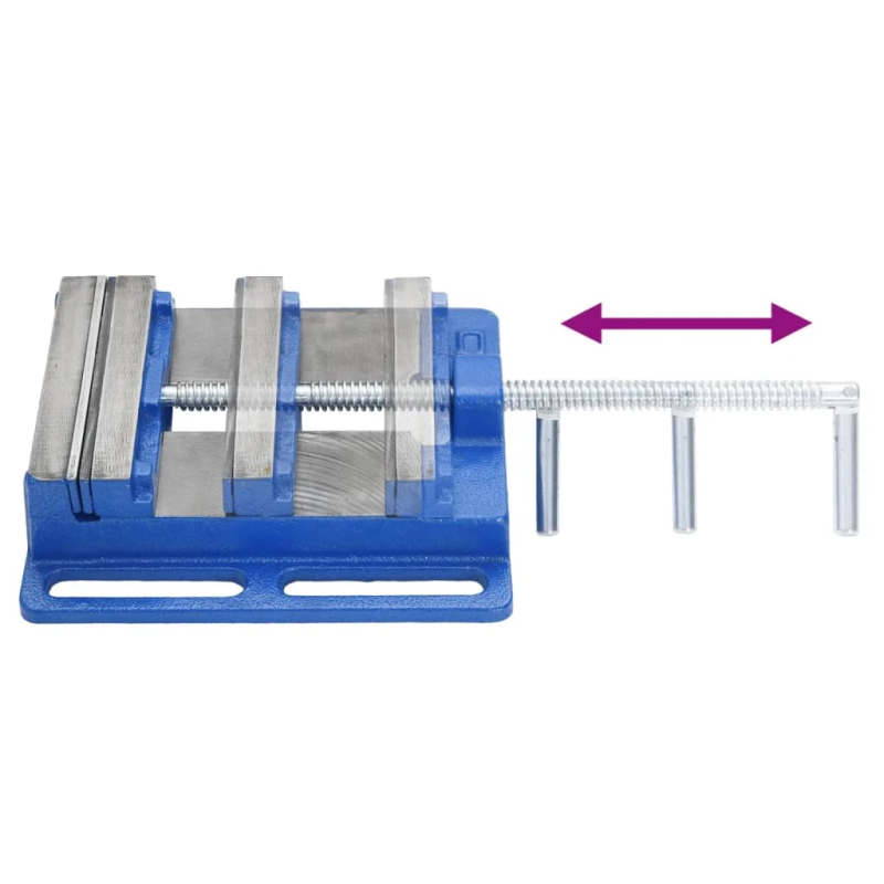 vidaXL skrūvspīles, zilas, čuguns, 150 mm