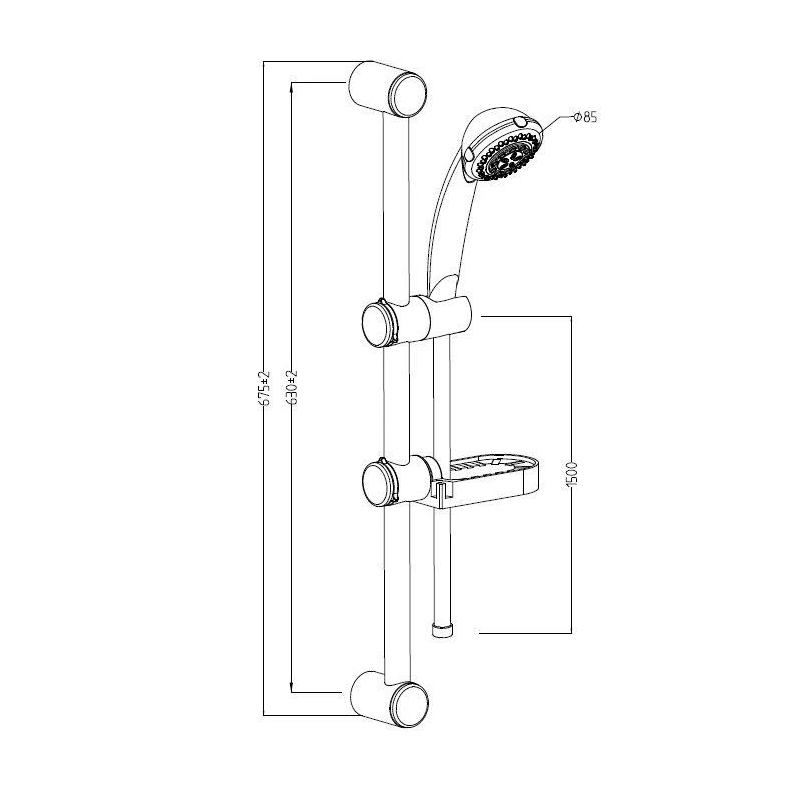 Duša komplekts dx7026-513hyc