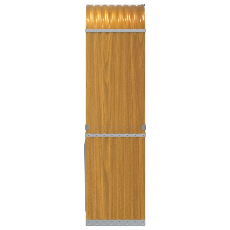 vidaXL malkas statīvs, koka izskats, 40x45x170 cm, cinkots tērauds