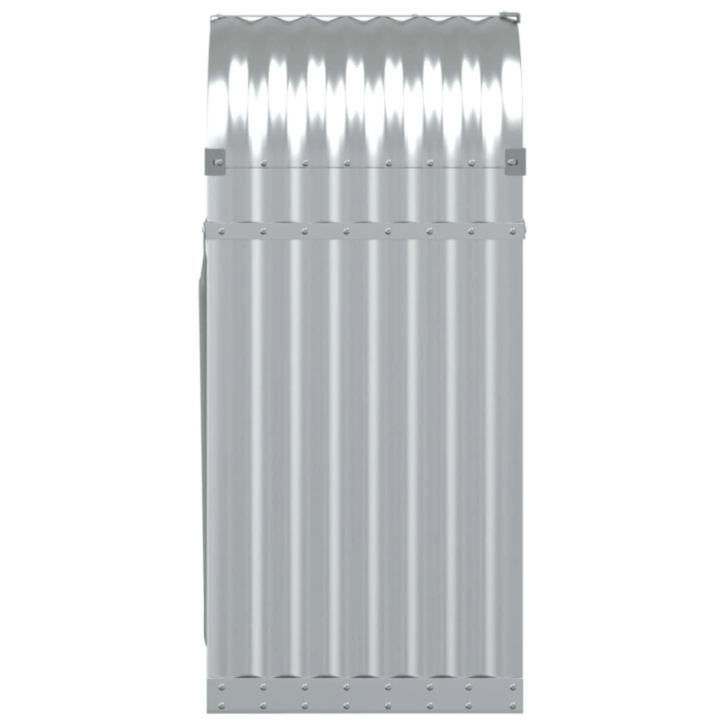 vidaXL malkas statīvs, sudraba krāsa, 40x45x100 cm, cinkots tērauds