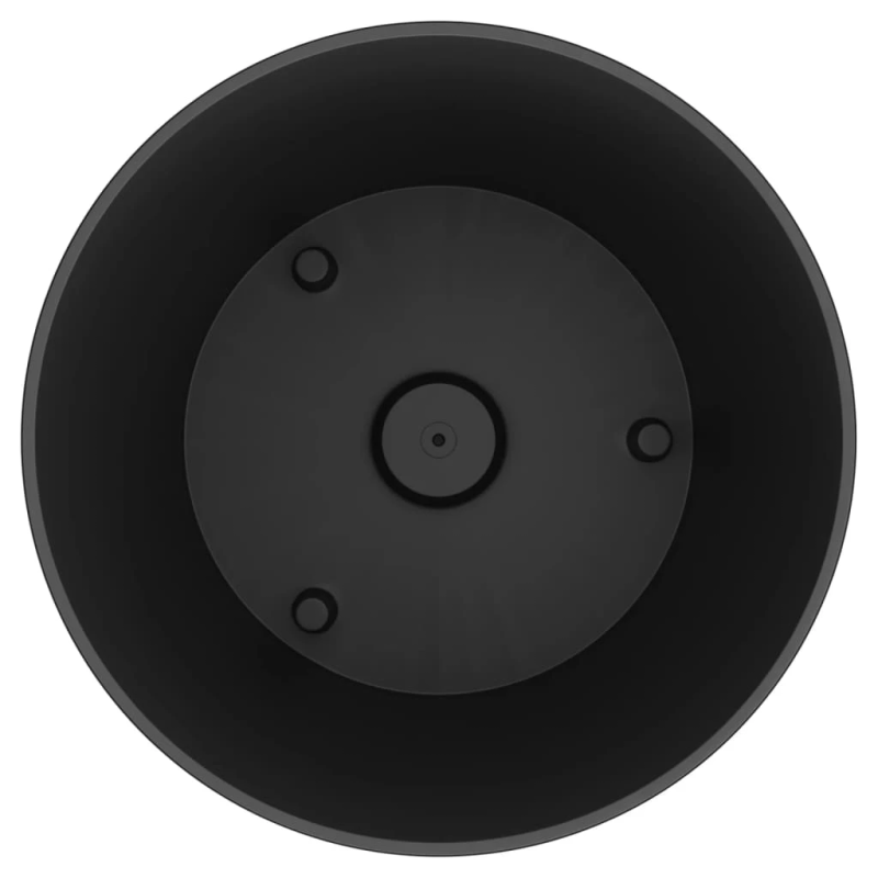 vidaXL puķu kaste ar izņemamu ieliktni, balta,15-15,3L, PP rotangpalma