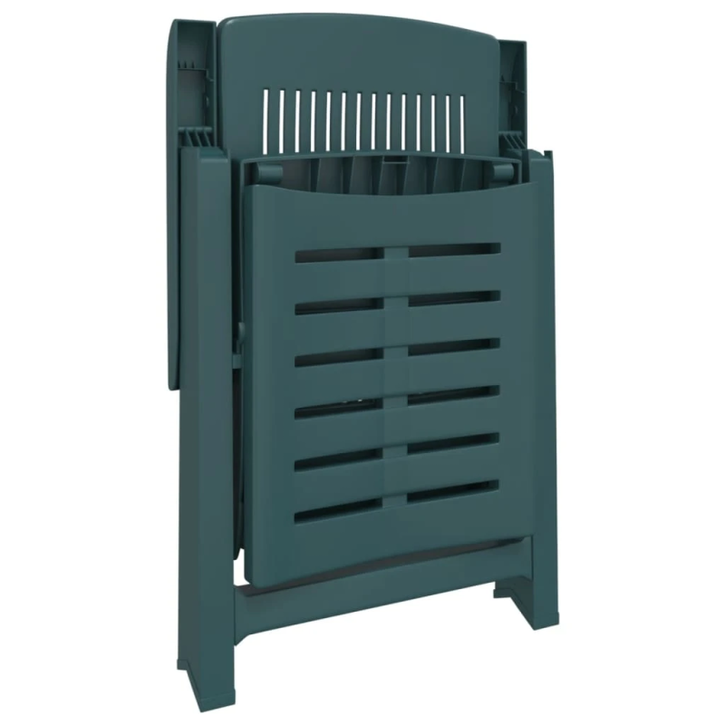 vidaXL sauļošanās zvilnis, zaļa plastmasa