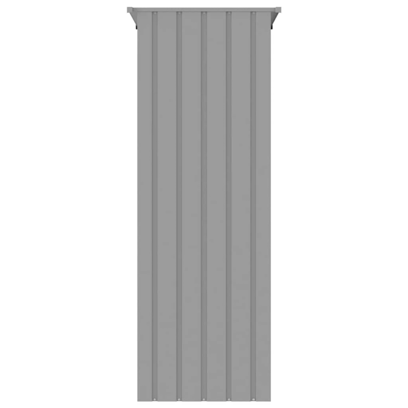 vidaXL putnu būris, pelēks, 115x78x200 cm, cinkots tērauds