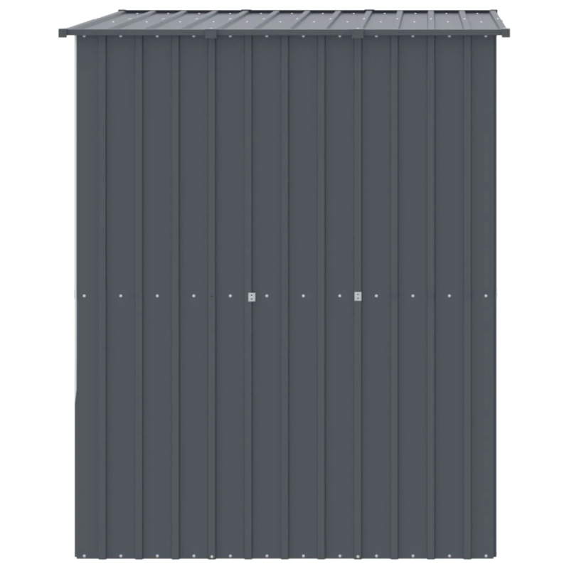 vidaXL suņu būda, pelēka, 165x153x181 cm, cinkots tērauds