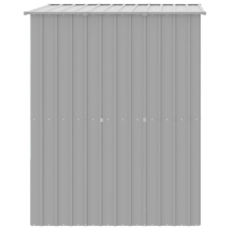 vidaXL suņu būda, gaiši pelēka, 165x153x181 cm, cinkots tērauds