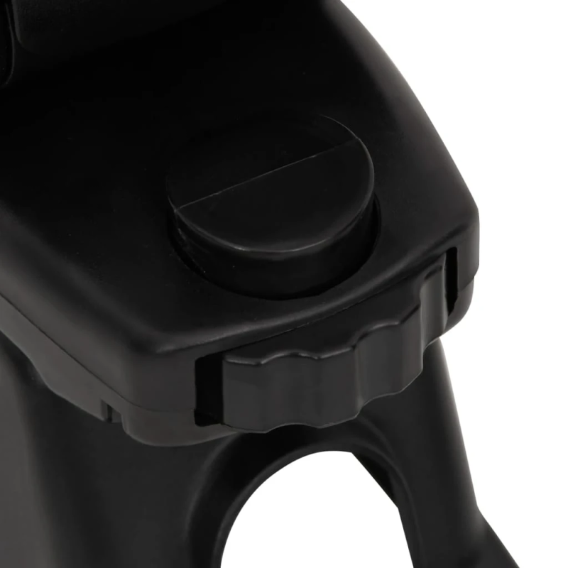 vidaXL automašīnas roku balsts, melns, 13x31x,31-44, cm, ABS