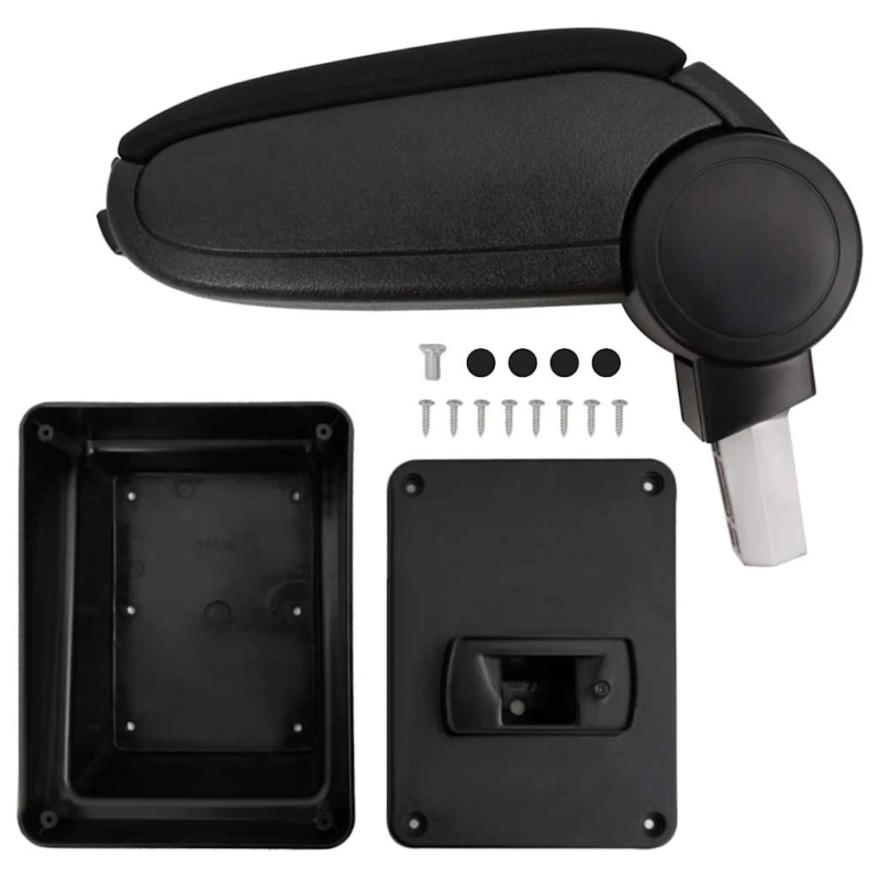 vidaXL automašīnas roku balsts, melns, 17x40x,31-49, cm, ABS