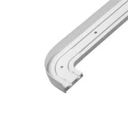 Ceiling curtain track 2 rails 180 cm