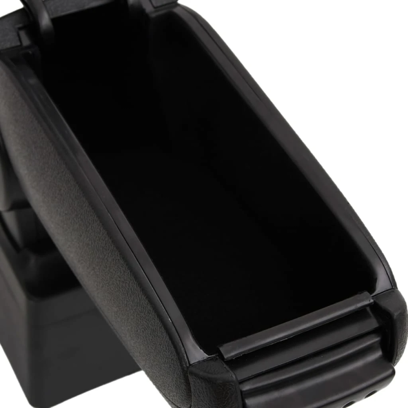 vidaXL automašīnas roku balsts, melns, 12x34x,35-47, cm, ABS