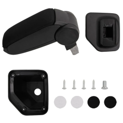 vidaXL automašīnas roku balsts, melns, 15x32x,40-52, cm, ABS