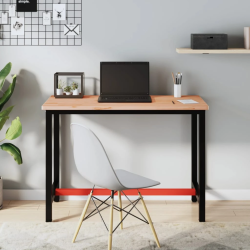 vidaXL darbagalds, 115x55x81,5 cm, dižskābarža masīvkoks un metāls