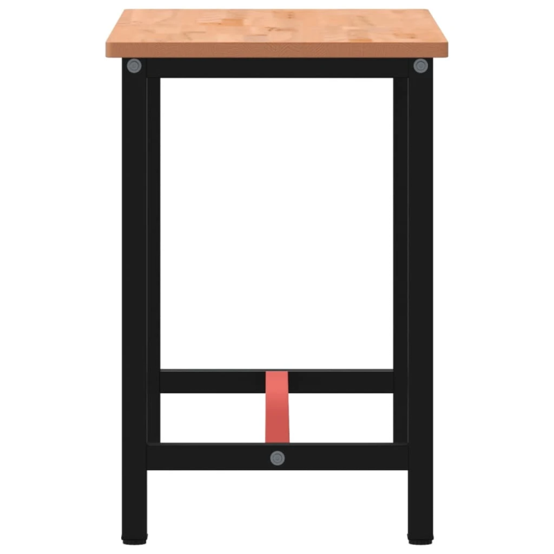 vidaXL darbagalds, 115x55x81,5 cm, dižskābarža masīvkoks un metāls