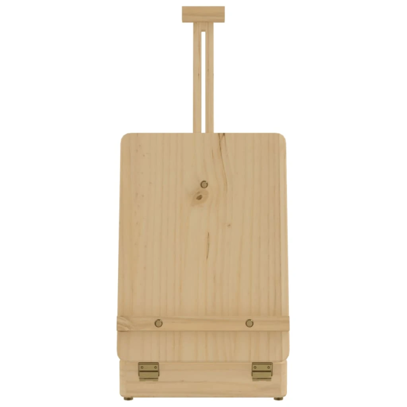 vidaXL galda molberts, 27x43x68 cm, priedes masīvkoks