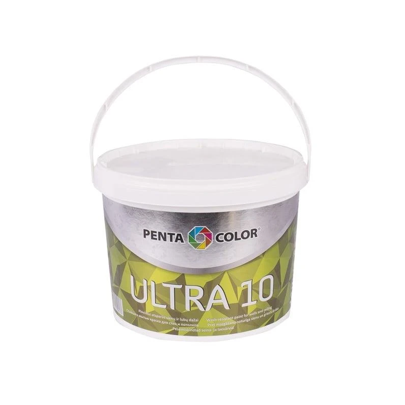 Krāsa disp pentacolor ultra 10 balta 3l
