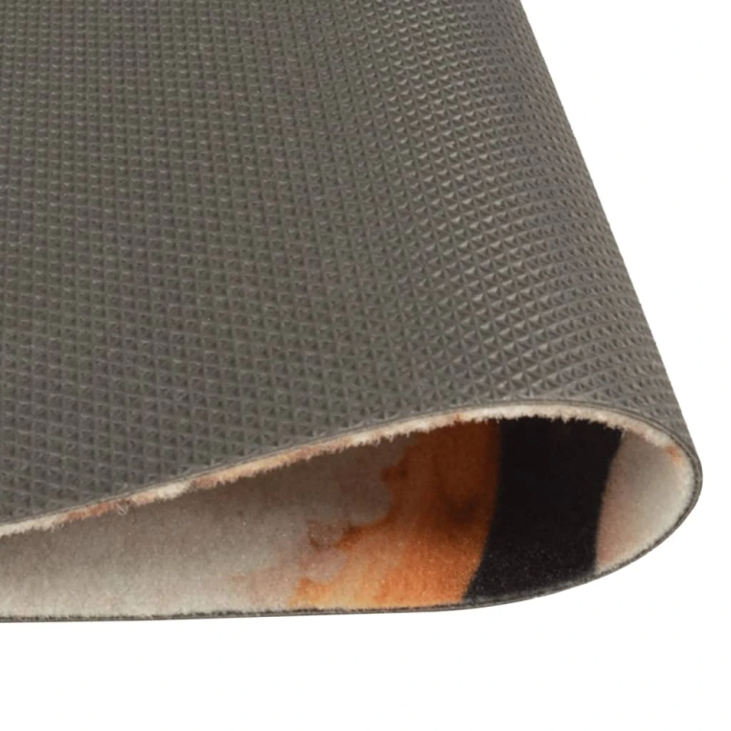 vidaXL virtuves paklājs, mazgājams, dārzeņu apdruka, 45x150 cm, samts