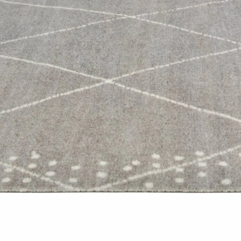 vidaXL virtuves paklājs, mazgājams, rombu apdruka, 45x150 cm, samts