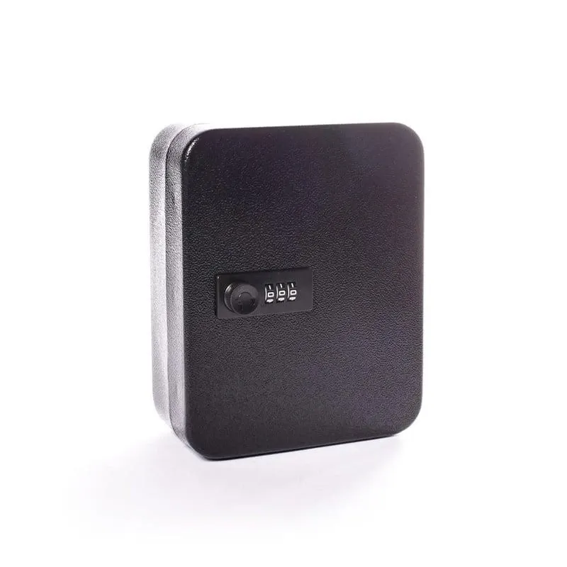 Atslēgu kaste, 16 x 7.5 x 20 cm, melna krās.