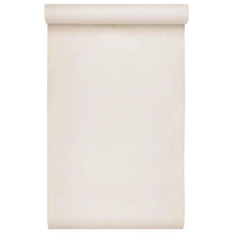 vidaXL tapete, 3D, vienkrāsaina, bēša, 10x0,53 m, neausta