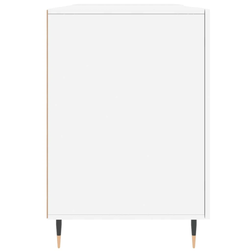 vidaXL rakstāmgalds, balts, 140x50x75 cm, inženierijas koks