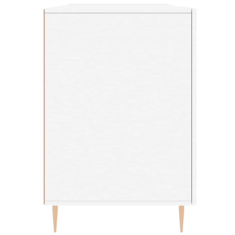 vidaXL rakstāmgalds, balts, 140x50x75 cm, inženierijas koks