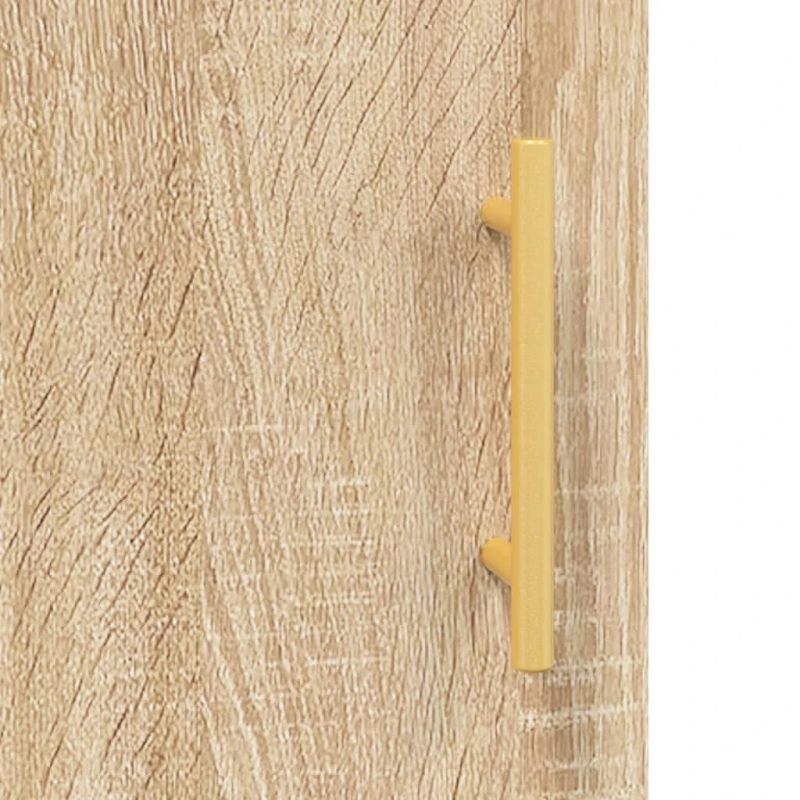 vidaXL rakstāmgalds, ozolkoka krāsa, 140x50x75 cm, inženierijas koks