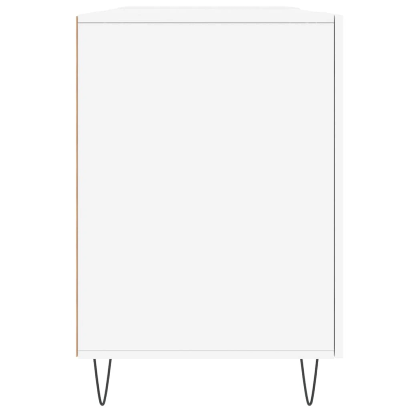 vidaXL rakstāmgalds, balts, 140x50x75 cm, inženierijas koks