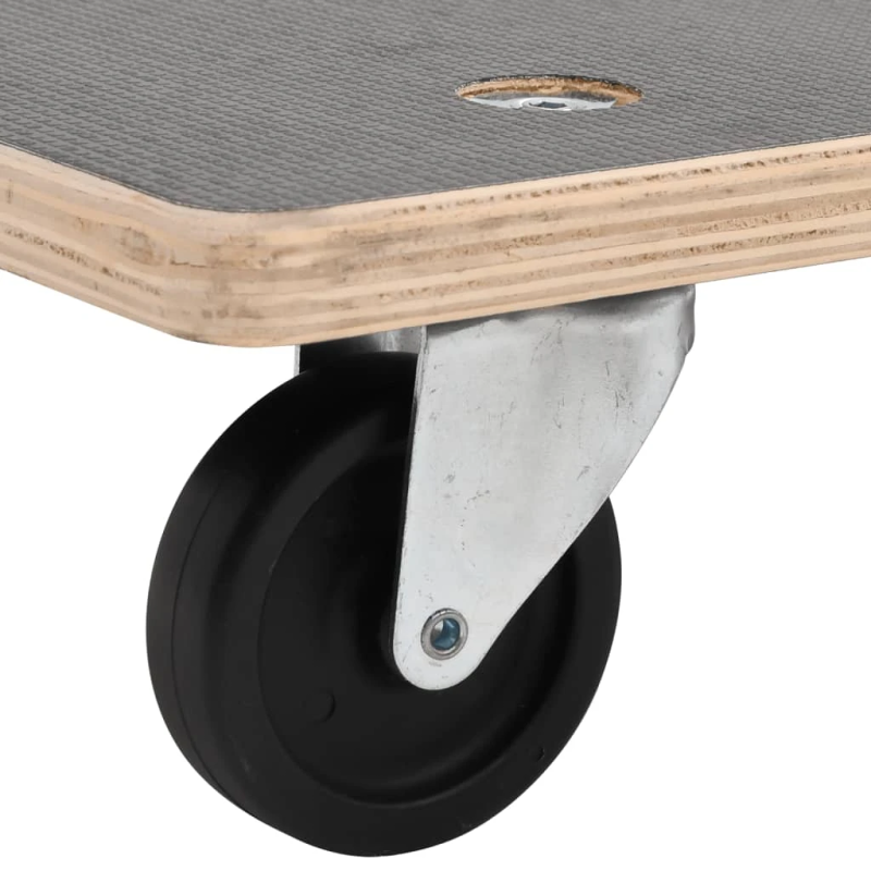 vidaXL transportēšanas ratiņi, 2 gab., taisnstūra forma, 80x55x11,5 cm