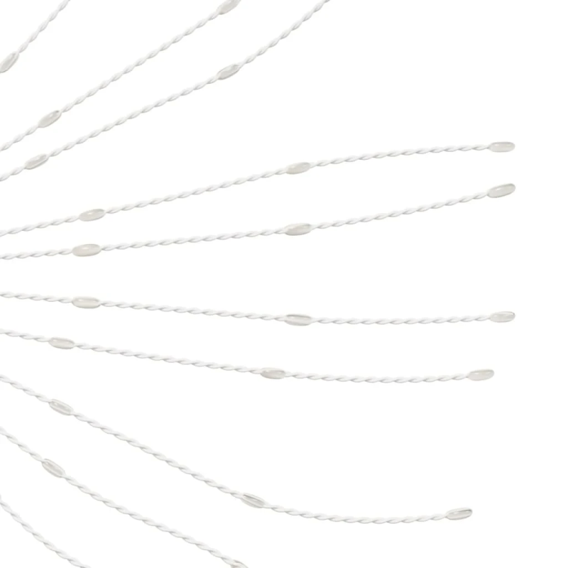 vidaXL Ziemassvētku dekorācijas 2 gab., 140 LED, silti baltas, 17 cm