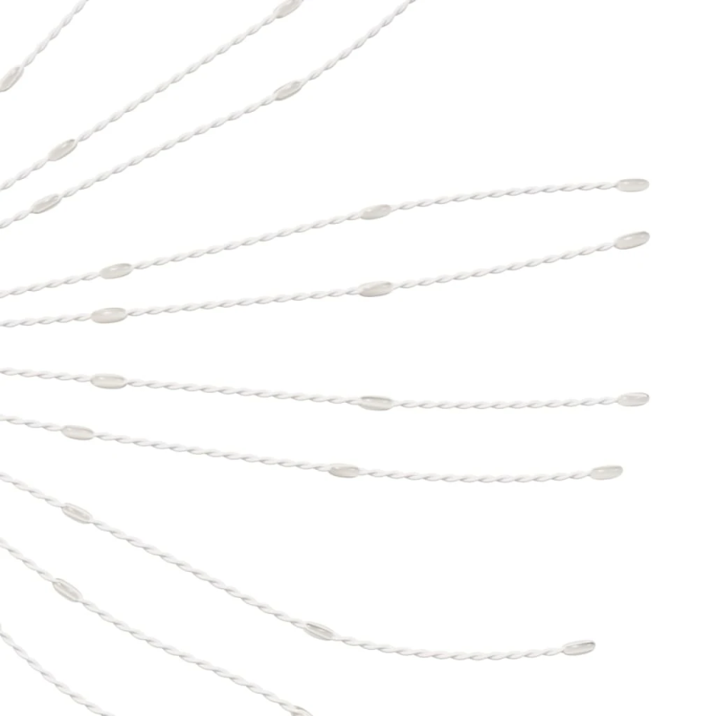 vidaXL Ziemassvētku dekorācijas 2 gab., 140 LED, vēsi baltas, 17 cm