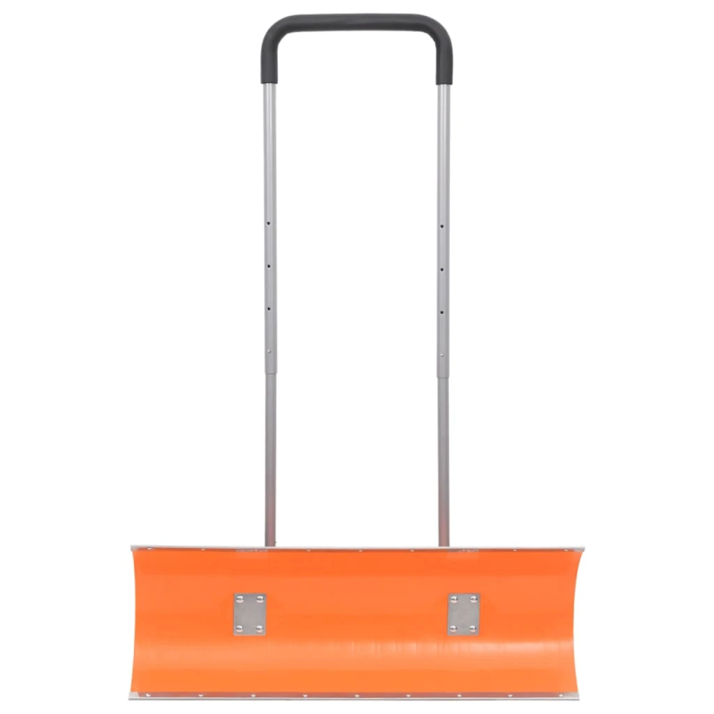 vidaXL sniega lāpsta ar izvelkamu rokturi, oranža, 96 cm, tērauds