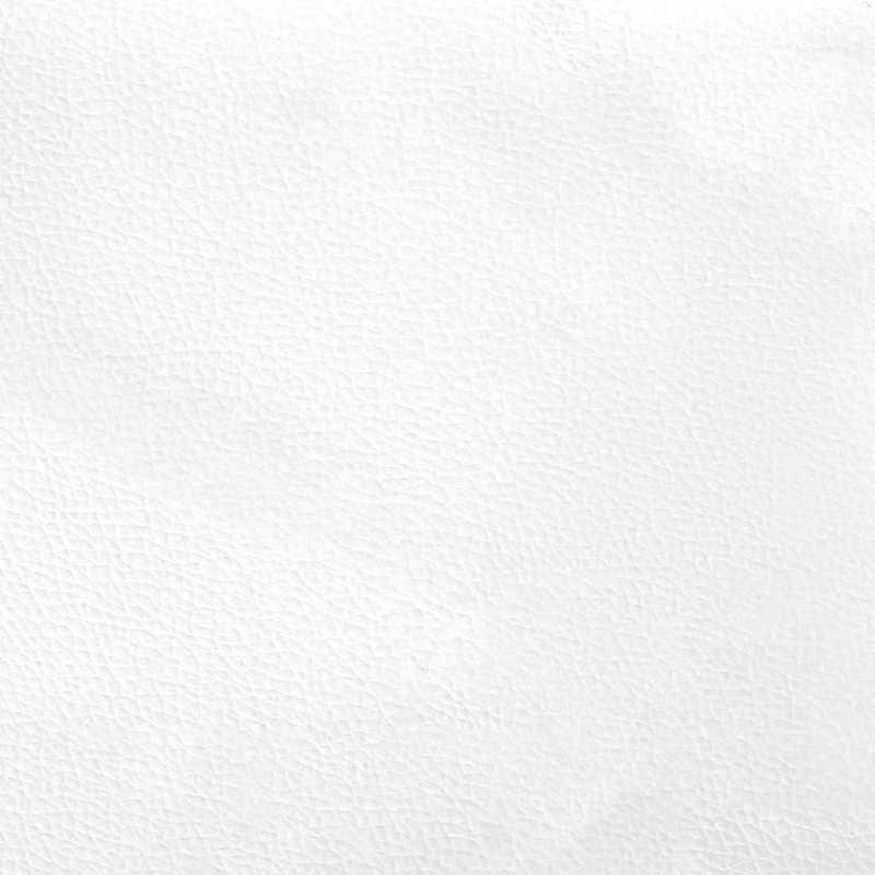 vidaXL atpūtas krēsls ar kāju balstu, atgāžams, balta mākslīgā āda