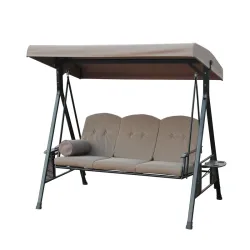 Lauko sūpynės Domoletti HC-2001, ruda sp., 183 cm x 121 cm x 202 cm