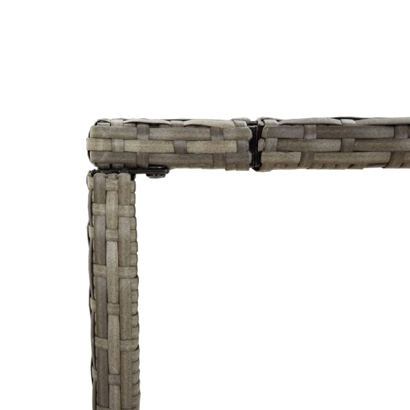 vidaXL 5-daļīgs dārza mēbeļu komplekts ar matračiem, PE rotangpalma