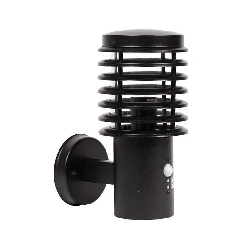 Āra sienas lampa Domoletti GPL-EL, 100W, E27, IP44, melna krās., 15 cm x 33 cm