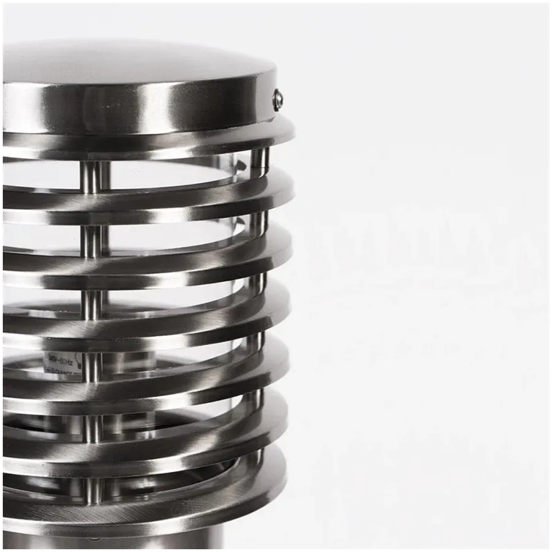 Pastatomas lauko šviestuvas Domoletti GPL-EL, 100W, E27, IP44, nerūdijančiojo plieno sp., 15 cm x 75 cm