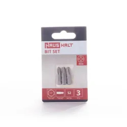 Atsuktuvų antgaliai Haushalt. PH3. 25 mm. 3 vnt.