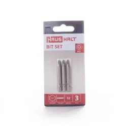 Atsuktuvų antgaliai Haushalt. PZ1 50 mm. 3 vnt.